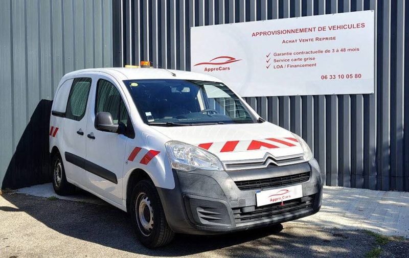 Citroën Berlingo 1.6 HDi 100CV – 3 Places – Aménagé Chantier – TVA récupérable