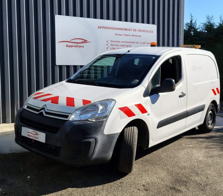 Citroën Berlingo 1.6 HDi 100CV – 3 Places – Aménagé Chantier – TVA récupérable