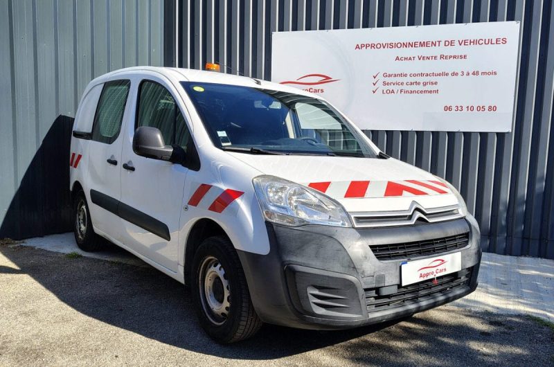 Citroën Berlingo 1.6 HDi 100CV – 3 Places – Aménagé Chantier – TVA récupérable