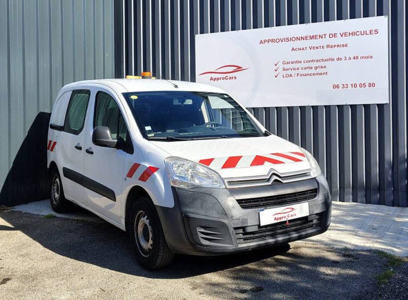 Citroën Berlingo 1.6 HDi 100CV – 3 Places – Aménagé Chantier – TVA récupérable