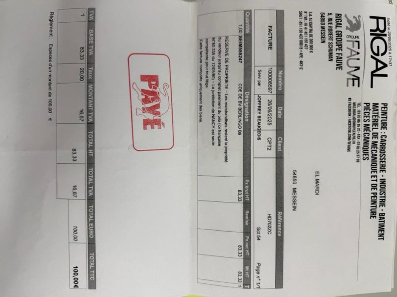 CITROEN BERLINGO II 1.6l HDI 75CV MULTISPACE 5P 2012