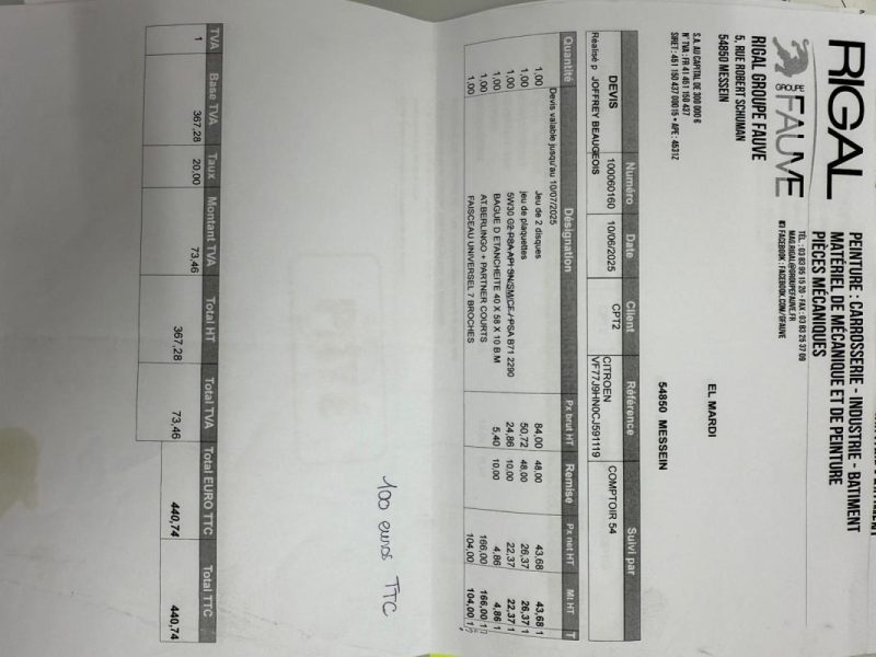 CITROEN BERLINGO II 1.6l HDI 75CV MULTISPACE 5P 2012