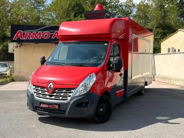 RENAULT MASTER FOOD TRUCK Equipements Neufs / Grillade Feux de bois / Pizza / Cuisine équipée / Frig