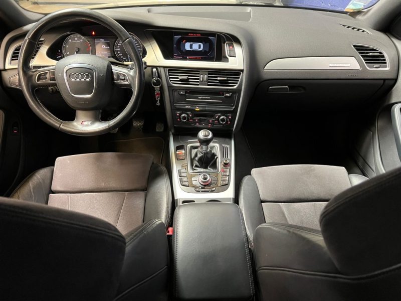 AUDI S4 B8 TFSI V6 3.0 333ch QUATTRO BVM6 -Cuir Alcantara-Sièges chauffants