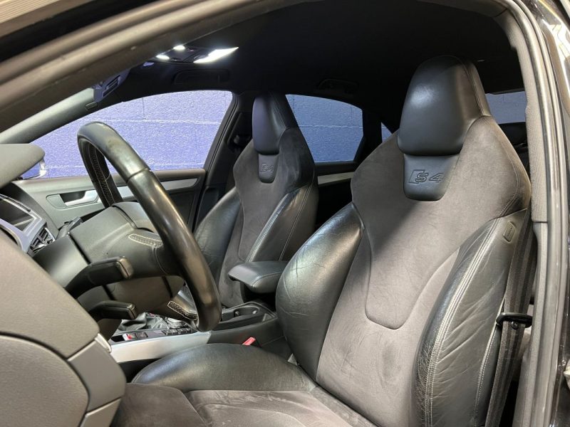 AUDI S4 B8 TFSI V6 3.0 333ch QUATTRO BVM6 -Cuir Alcantara-Sièges chauffants