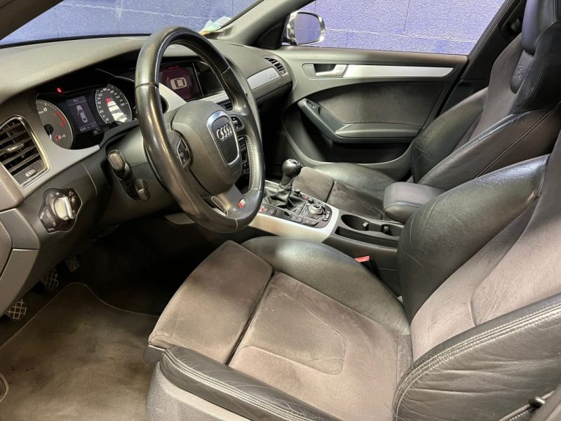 AUDI S4 B8 TFSI V6 3.0 333ch QUATTRO BVM6 -Cuir Alcantara-Sièges chauffants