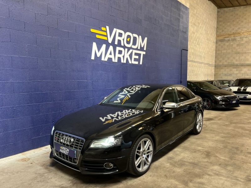 AUDI S4 B8 TFSI V6 3.0 333ch QUATTRO BVM6 -Cuir Alcantara-Sièges chauffants