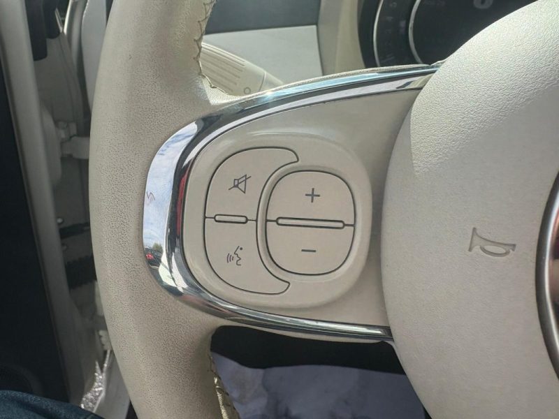 FIAT 500 Cabriolet 1.2 69ch 🚗 Cuir 🛋️ / GPS 🧭 / Bluetooth 📶 / Radar 📡 / Reprise / Garantie 6 mo