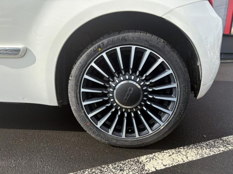 FIAT 500 Cabriolet 1.2 69ch 🚗 Cuir 🛋️ / GPS 🧭 / Bluetooth 📶 / Radar 📡 / Reprise / Garantie 6 mo