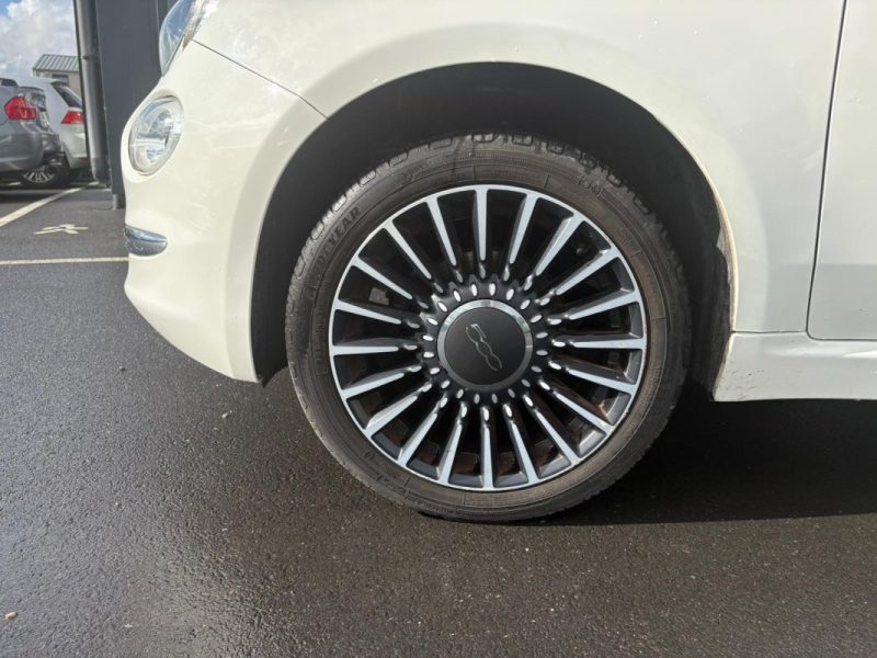 FIAT 500 Cabriolet 1.2 69ch 🚗 Cuir 🛋️ / GPS 🧭 / Bluetooth 📶 / Radar 📡 / Reprise / Garantie 6 mo