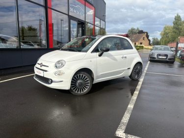 FIAT 500 Cabriolet 1.2 69ch 🚗 Cuir 🛋️ / GPS 🧭 / Bluetooth 📶 / Radar 📡 / Reprise / Garantie 6 mo