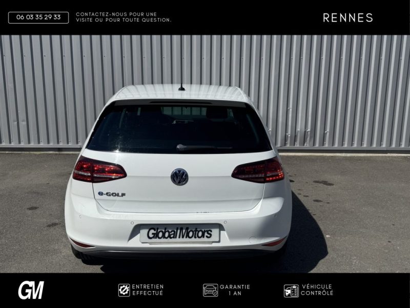 Volkswagen E-GOLF VII- Batterie 81% / régulateur de vitesse / cirt'air 1 / climatisation bizone