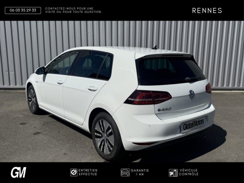 Volkswagen E-GOLF VII- Batterie 81% / régulateur de vitesse / cirt'air 1 / climatisation bizone