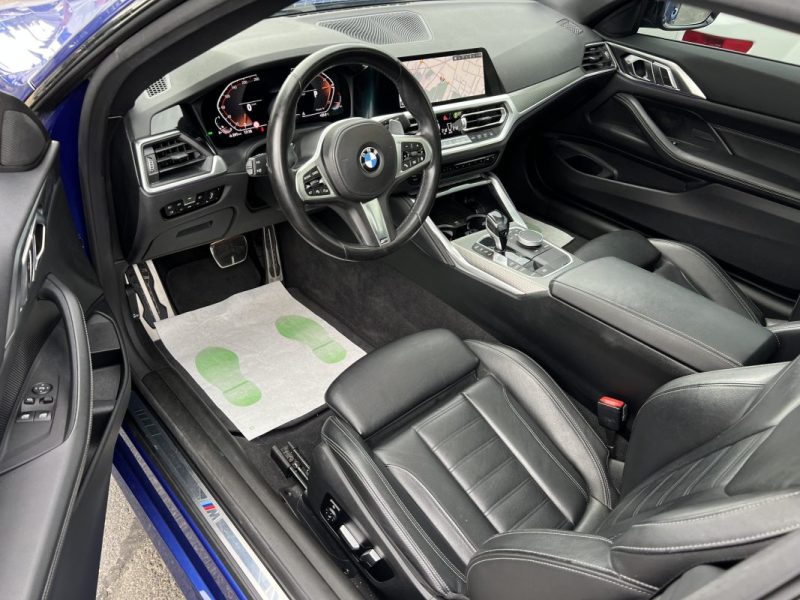 BMW SERIE 4 COUPE G22 M SPORT 430i 2.0 258 Cv BVA8 TOIT OUVRANT CUIR APPLE & ANDROID - GARANTIE 1 AN