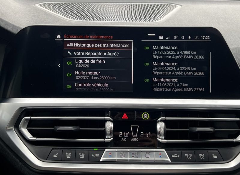 BMW SERIE 4 COUPE G22 M SPORT 430i 2.0 258 Cv BVA8 TOIT OUVRANT CUIR APPLE & ANDROID - GARANTIE 1 AN