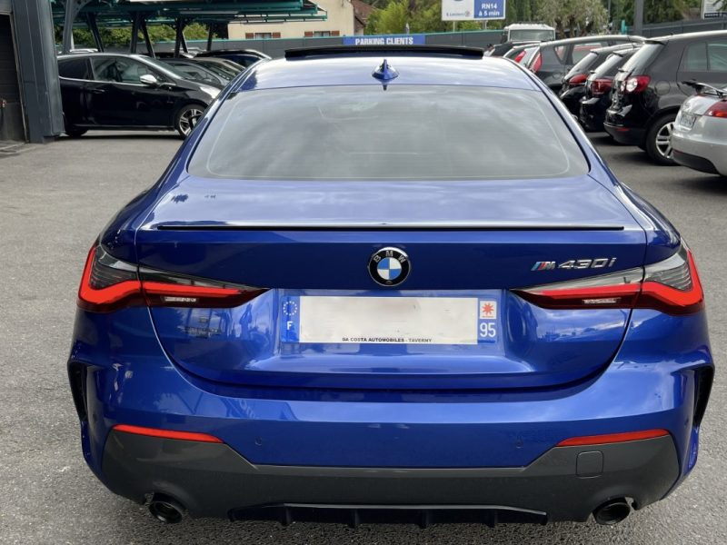 BMW SERIE 4 COUPE G22 M SPORT 430i 2.0 258 Cv BVA8 TOIT OUVRANT CUIR APPLE & ANDROID - GARANTIE 1 AN