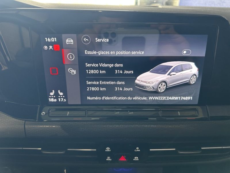 VOLKSWAGEN  GOLF  8 GTI Clubsport 2.0 TSI 300ch - Toit Ouvrant