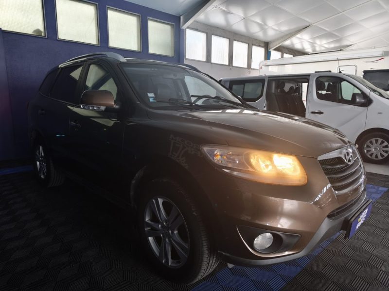 HYUNDAI SANTA FE 2.2 CRDI 197 Cv PACK PREMIUM - 7 PLACES - CLIMATISATION - RADAR DE RECUL - CAMÉRA DE RECUL - GPS  2010