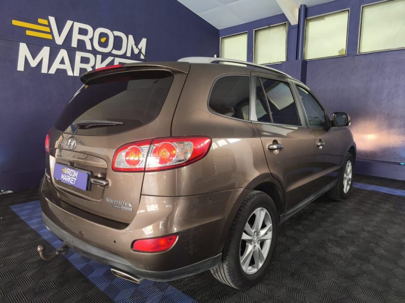 HYUNDAI SANTA FE 2.2 CRDI 197 Cv PACK PREMIUM - 7 PLACES - CLIMATISATION - RADAR DE RECUL - CAMÉRA DE RECUL - GPS  2010
