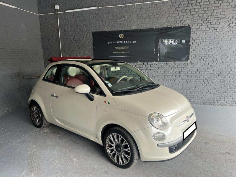 FIAT 500C 1.4i 100cv CABRIOLET CUIR 