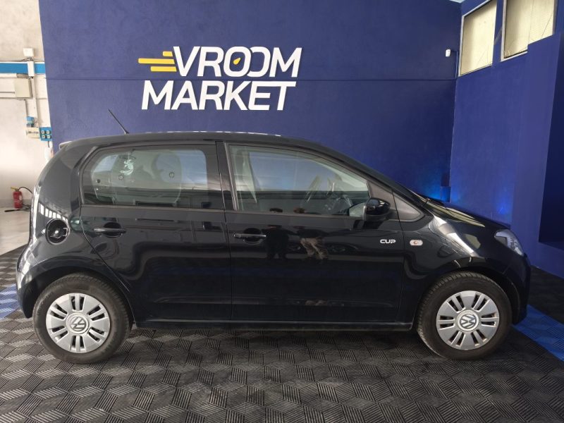 VOLKSWAGEN VW UP 1.0 60Cv FINITION CUP ENTRETIEN COMPLET - CLIMATISATION - BLUETOOTH - GPS  2015