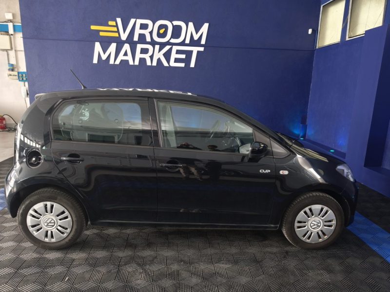 VOLKSWAGEN VW UP 1.0 60Cv FINITION CUP ENTRETIEN COMPLET - CLIMATISATION - BLUETOOTH - GPS  2015