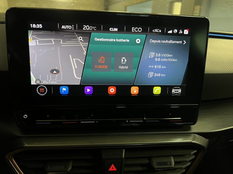 CUPRA LEON ST E-HYBRID 245CH - GRIS ENCELADE MAT 42500KM