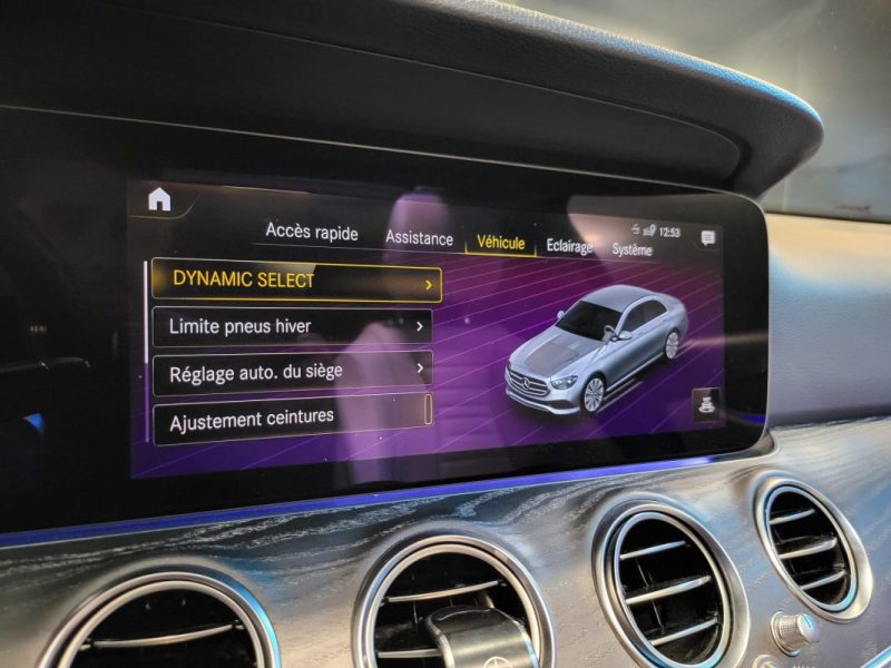 MERCEDES Classe E 220d 194ch AMG LINE / TOIT OUVRANT / SIEGES ELECTRIQUES A MEMOIRE/ BURMESTER