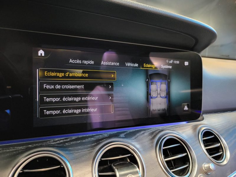 MERCEDES Classe E 220d 194ch AMG LINE / TOIT OUVRANT / SIEGES ELECTRIQUES A MEMOIRE/ BURMESTER