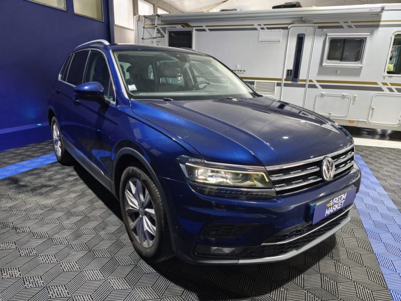 VOLKSWAGEN VW TIGUAN 2.0 TDI 150 Cv FINITION CARRAT - BOITE AUTO - CUIR - GPS - CLIM - REGULATEUR - CAMERA  2019
