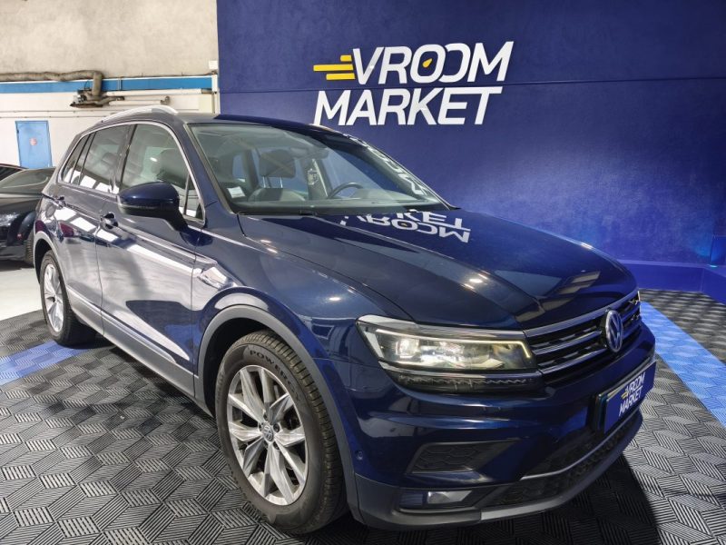 VOLKSWAGEN VW TIGUAN 2.0 TDI 150 Cv FINITION CARRAT - BOITE AUTO - CUIR - GPS - CLIM - REGULATEUR - CAMERA  2019
