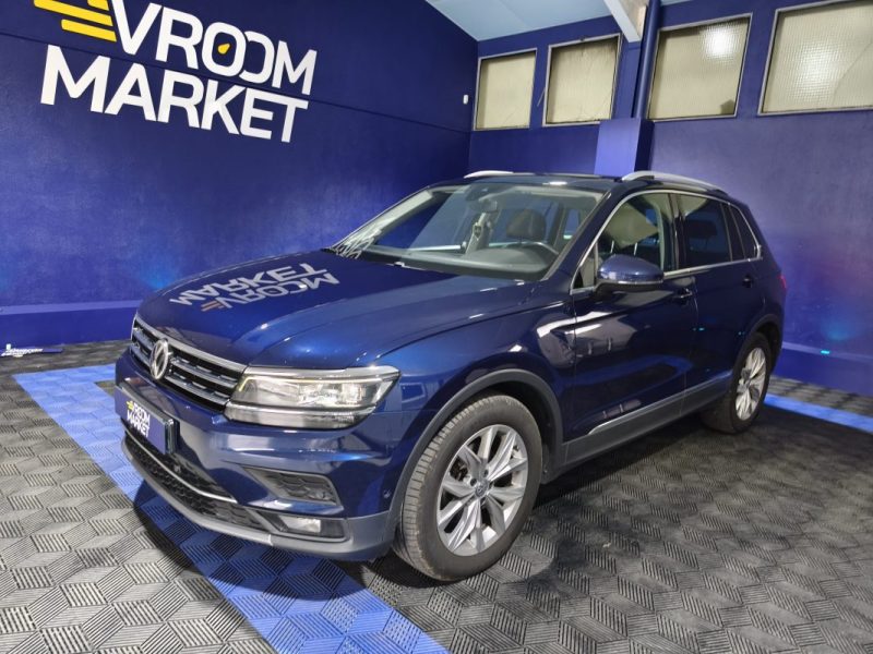 VOLKSWAGEN VW TIGUAN 2.0 TDI 150 Cv FINITION CARRAT - BOITE AUTO - CUIR - GPS - CLIM - REGULATEUR - CAMERA  2019