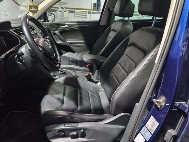 VOLKSWAGEN VW TIGUAN 2.0 TDI 150 Cv FINITION CARRAT - BOITE AUTO - CUIR - GPS - CLIM - REGULATEUR - CAMERA  2019