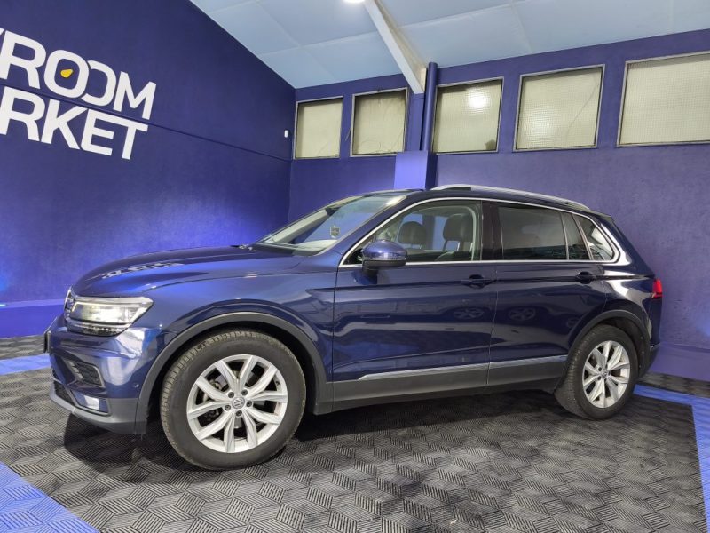 VOLKSWAGEN VW TIGUAN 2.0 TDI 150 Cv FINITION CARRAT - BOITE AUTO - CUIR - GPS - CLIM - REGULATEUR - CAMERA  2019