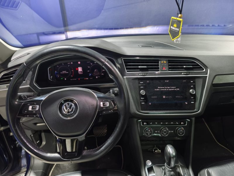 VOLKSWAGEN VW TIGUAN 2.0 TDI 150 Cv FINITION CARRAT - BOITE AUTO - CUIR - GPS - CLIM - REGULATEUR - CAMERA  2019