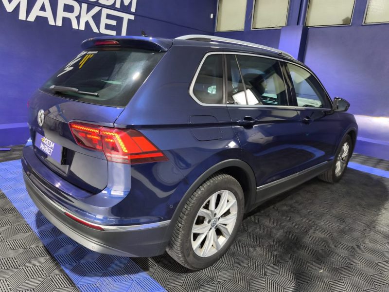 VOLKSWAGEN VW TIGUAN 2.0 TDI 150 Cv FINITION CARRAT - BOITE AUTO - CUIR - GPS - CLIM - REGULATEUR - CAMERA  2019