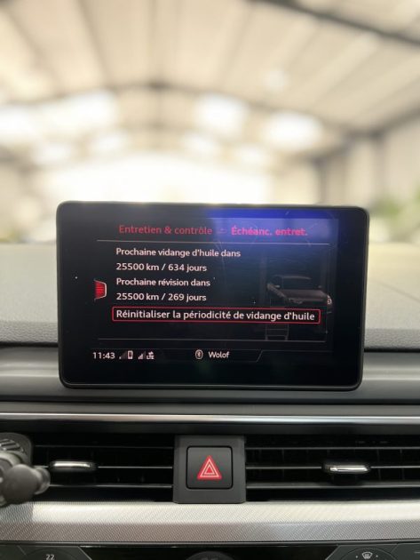 AUDI A4 AVANT 35 TDI 150ch S tronic 7 Cuir marron/Gris daytona/2eme main 2019