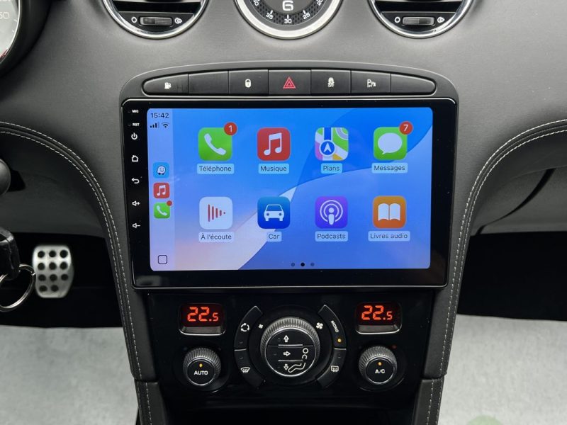 PEUGEOT RCZ 2.0 HDI 163 Cv ECRAN TACTILE ANDROID & APPLE CARPLAY / CAMERA RECUL - GARANTIE 1 AN