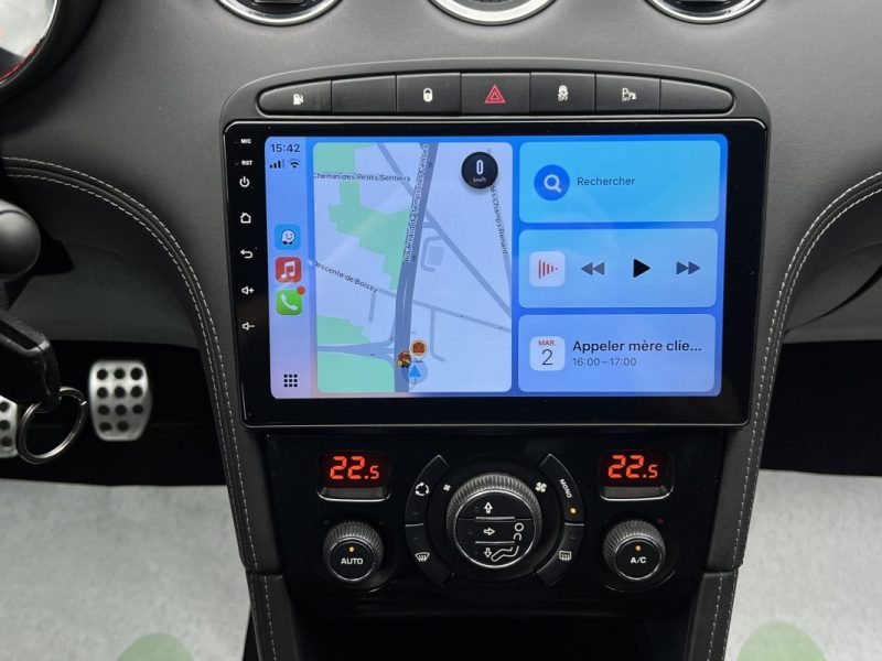 PEUGEOT RCZ 2.0 HDI 163 Cv ECRAN TACTILE ANDROID & APPLE CARPLAY / CAMERA RECUL - GARANTIE 1 AN