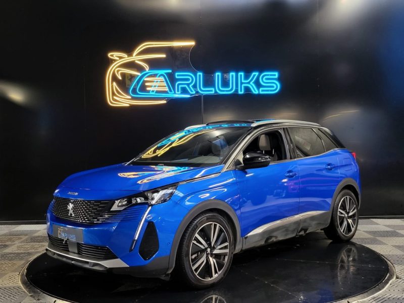 PEUGEOT 3008  GT 1.6THP 225CV HYBRIDE RECHARGABLE / MAIN  LIBRE / TOIT OUVRANT / SIEGES MASSANTS ELE