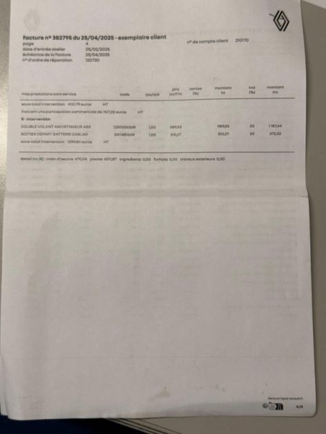 RENAULT SCENIC 1.6 dCi 130ch - Intense - Carrosserie 123 000 - voir photo - Garantie 12 mois