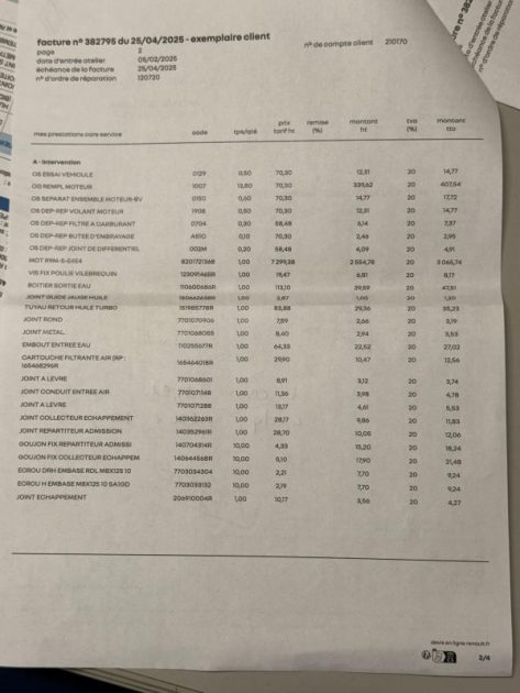 RENAULT SCENIC 1.6 dCi 130ch - Intense - Carrosserie 123 000 - voir photo - Garantie 12 mois