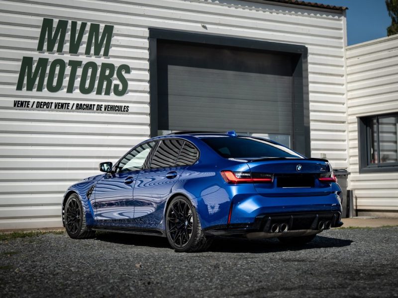 BMW M3 G80 COMPETITION 3.0 510Cv TOIT OUVRANT SUIVI BMW - VÉHICULE FRANCAIS