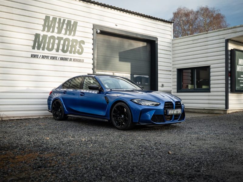 BMW M3 G80 COMPETITION PROPULSION 3.0 510Cv TOIT OUVRANT SUIVI BMW - VÉHICULE FRANCAIS