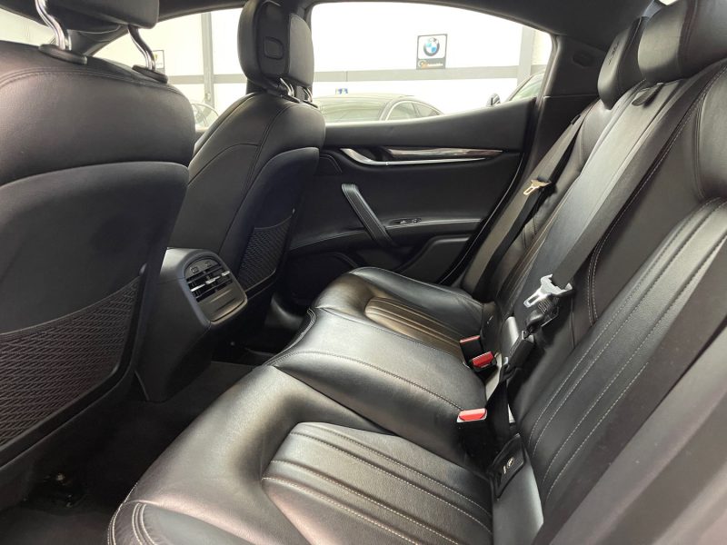 MASERATI GHIBLI III GARANTIE 12 MOIS 3.0 V6 DIESEL 275ch FULL, HISTORIQUE COMPLET, ORIGINE FRANCE,