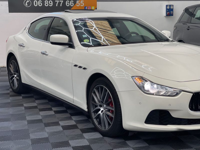 MASERATI GHIBLI III GARANTIE 12 MOIS 3.0 V6 DIESEL 275ch FULL, HISTORIQUE COMPLET, ORIGINE FRANCE,