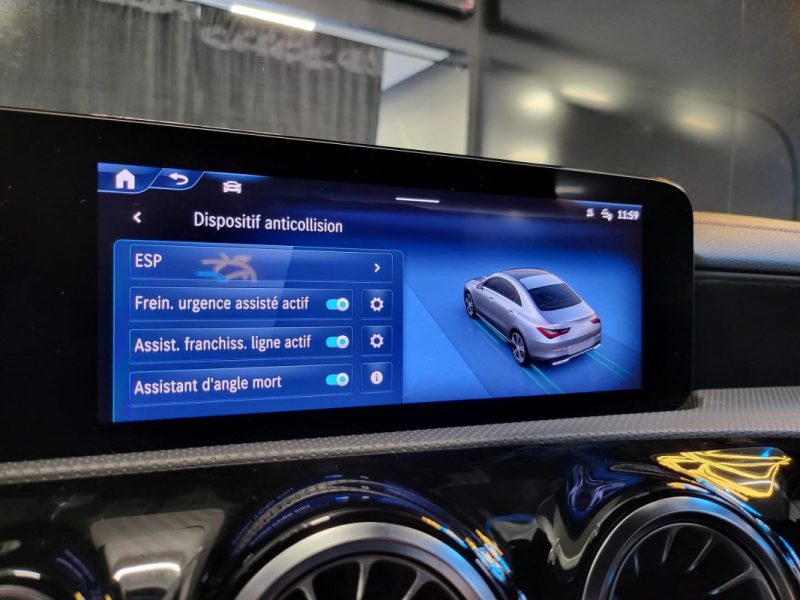 MERCEDES CLA 250E 250e 218CH AMG LINE CIEL ETOILE / APPLE CARPLAY / MODE DE CONDUITES / SIEGES CHAUF