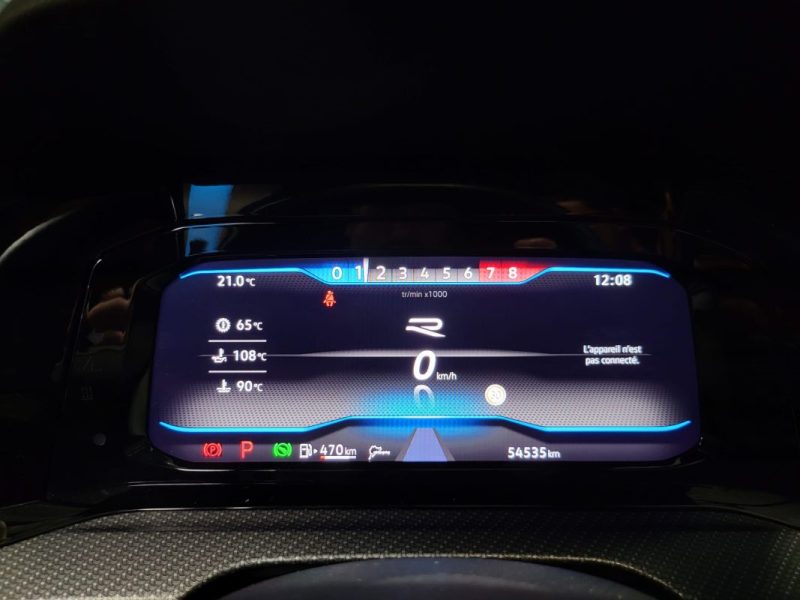 VOLKSWAGEN GOLF 8 R 320CV PERFORMANCE AKRAPOVIC  TETE HAUTE