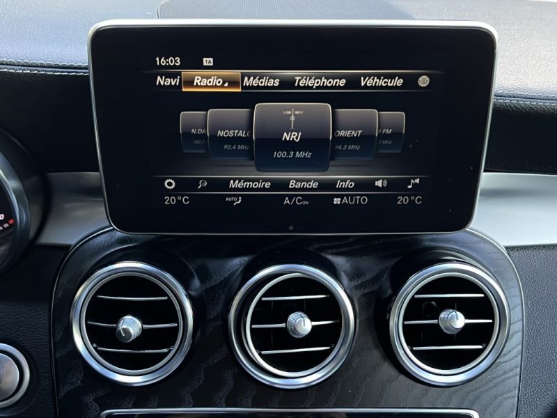 MERCEDES GLC FASCINATION / AMG 220D 4MATIC 2.2 170 Cv BVA9 / TOIT OUVRANT CUIR - GARANTIE 1 AN