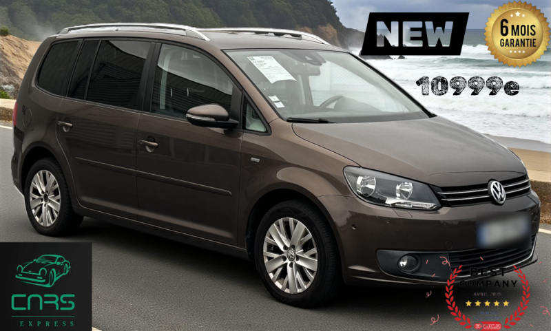 VOLKSWAGEN TOURAN CONFORTLINE 2.0 TDI 140CV DSG GARANTIE 6MOIS